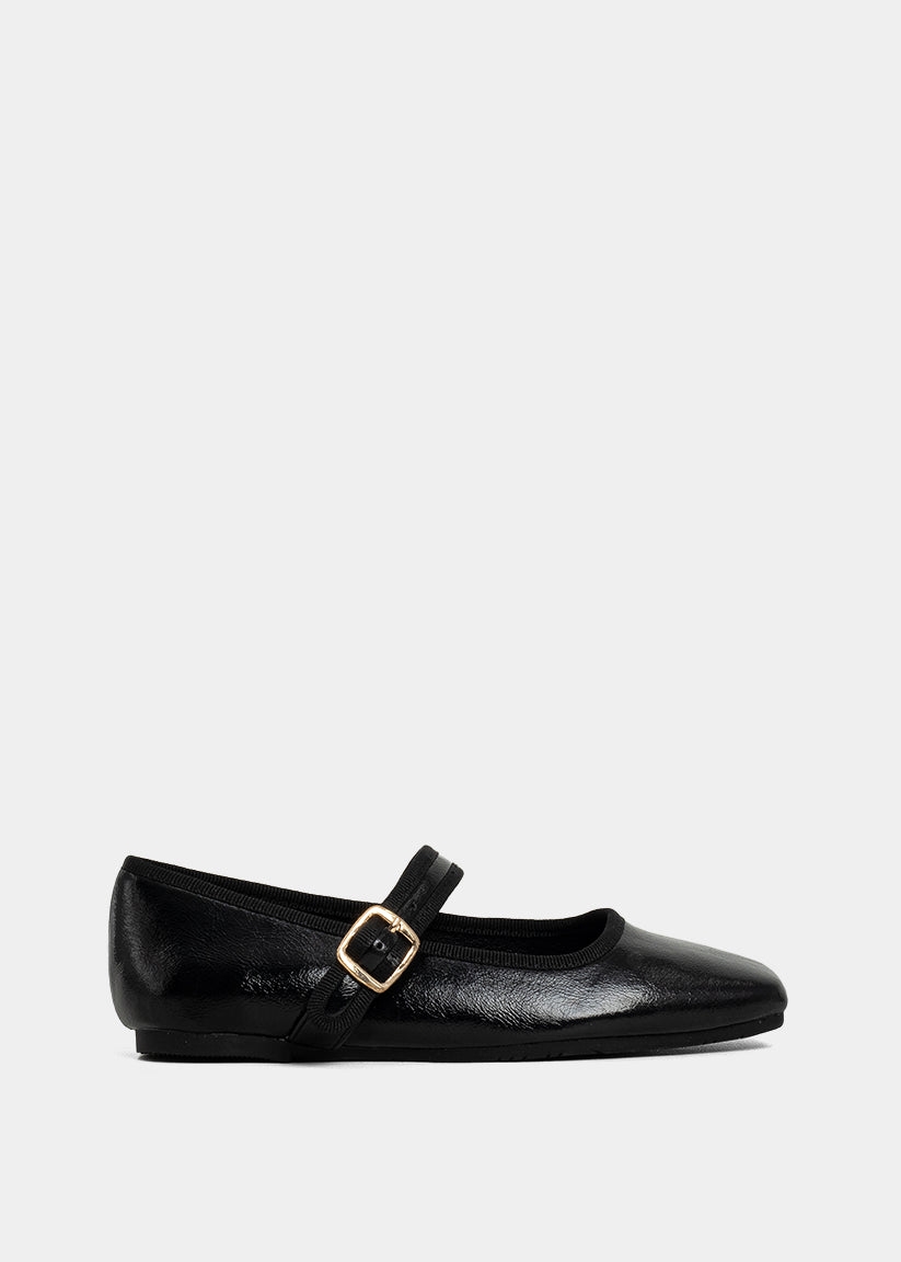 小物 shu maei ADELINE MINI Black | Girls' Mary Jane Dress Shoes – SHUSHOP
