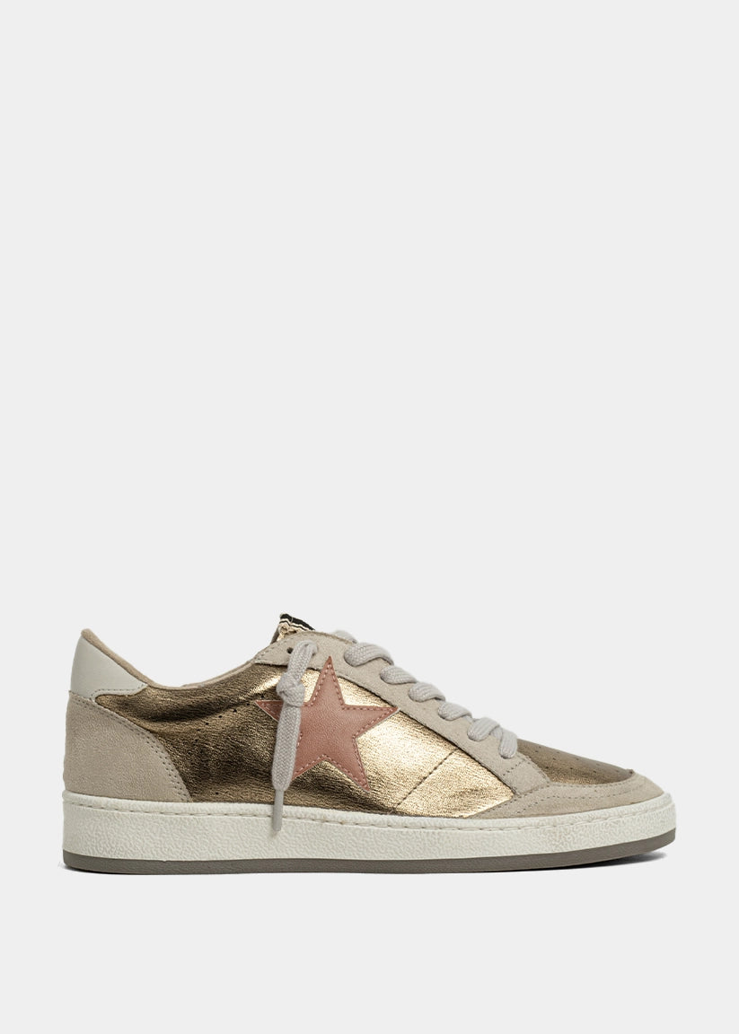 The Paz Iridescent Gold Sneaks main image 1