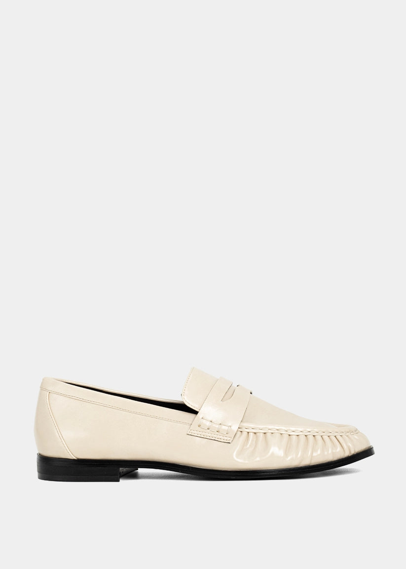 【CDL TOKYO】 CDL Atelier Cap Ivory M size Tokyo Bone Loafer – Neutral Leather-Like Slip-On – SHUSHOP