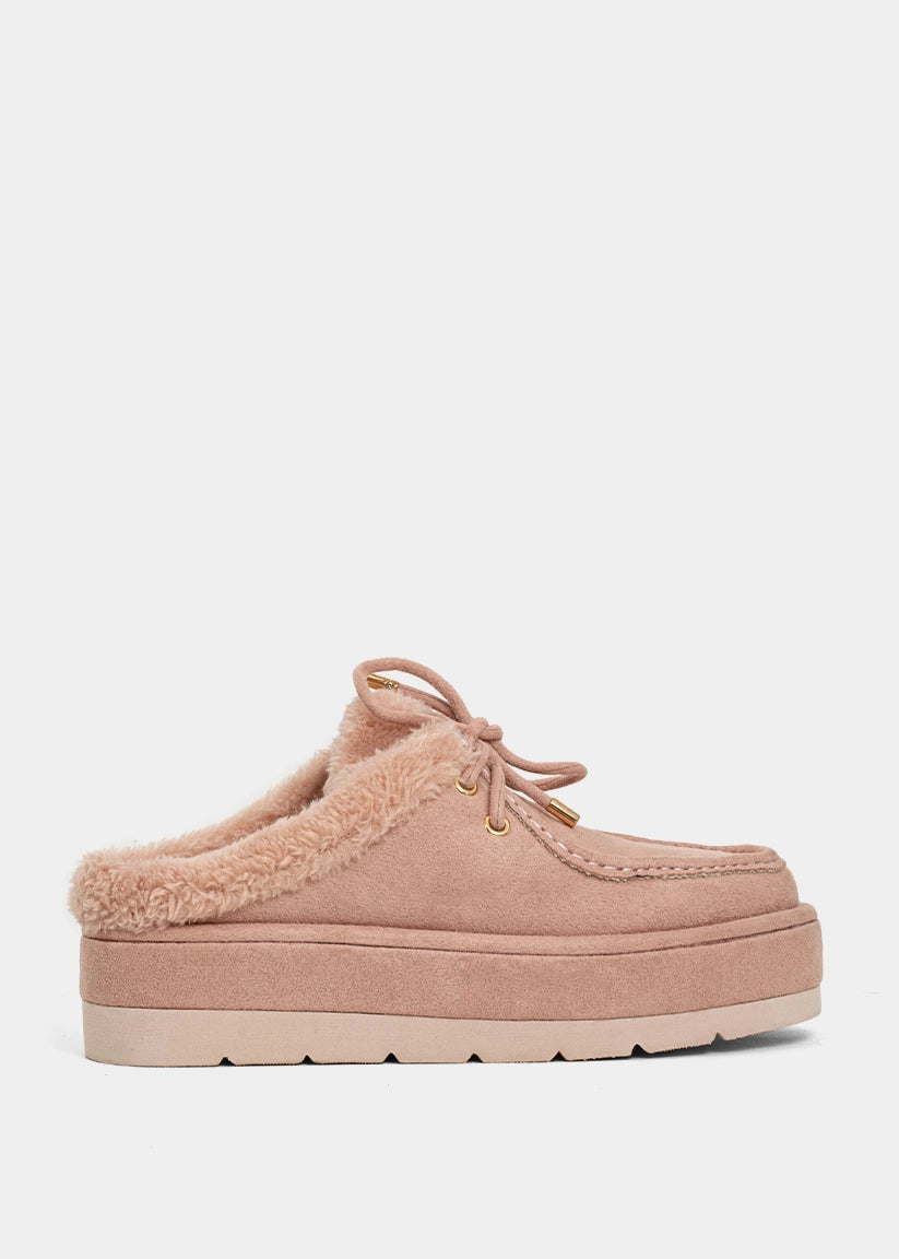 Tulsa Pink Suede Mule – SHUSHOP