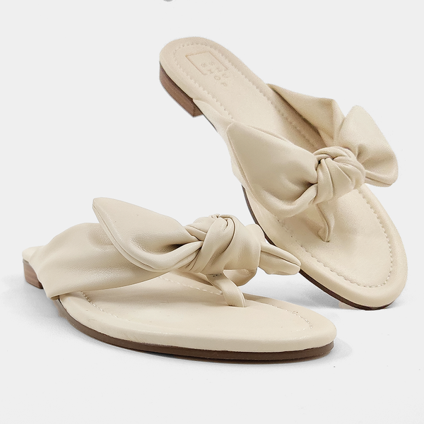 Mango knot flat discount sandal