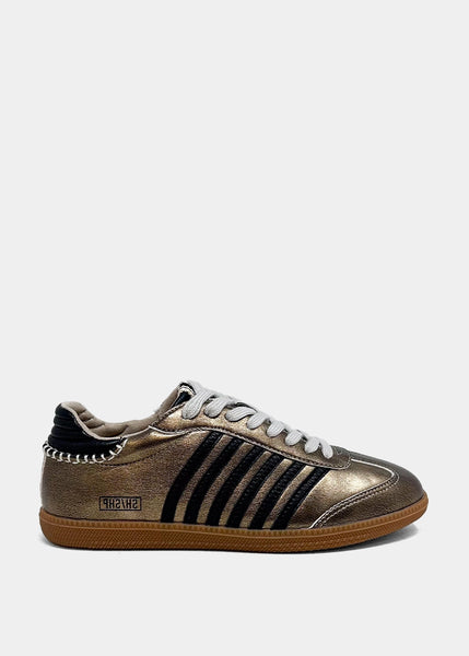 shu♡shu Stella Gold Metallic Sneaker – SHUSHOP