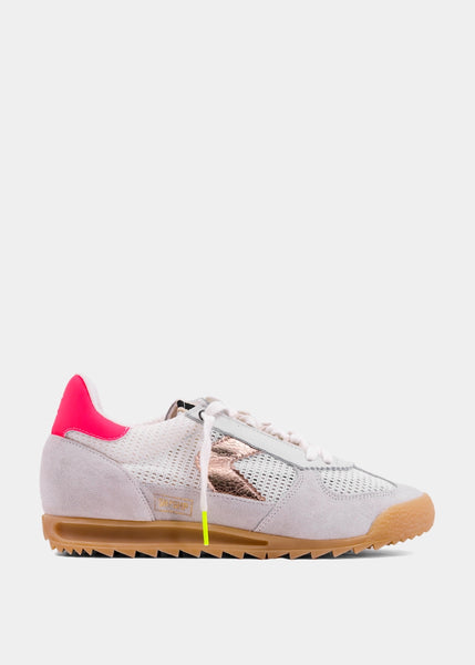 SURI Pewter Leather Sneaker