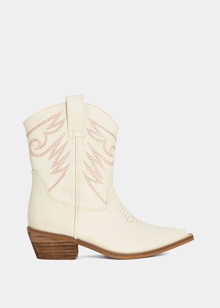 ZAHARA MINI Bone Kids Western Boot | SHUSHOP